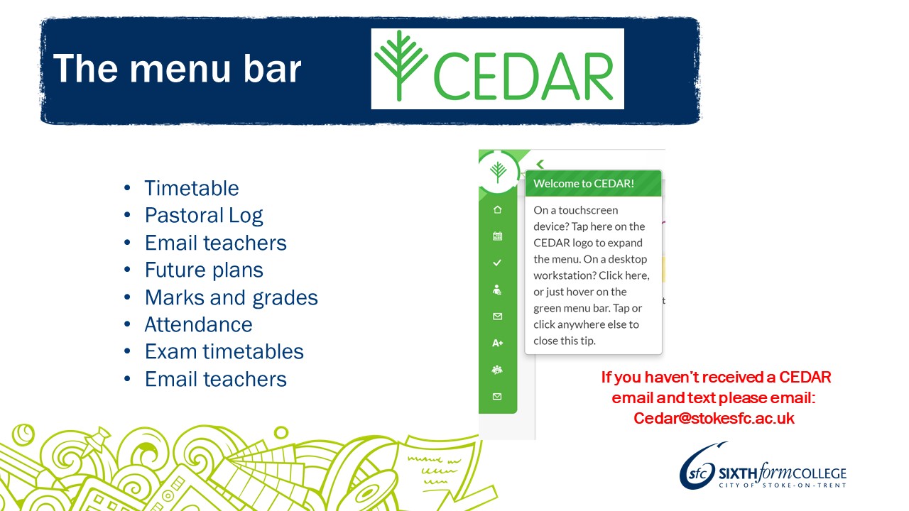 Cedar Parent Portal – presentation